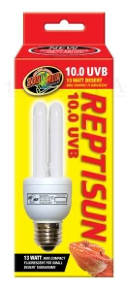 Repti Sun 10.0 UVB Lampe – Zoo Med Compact & Mini
